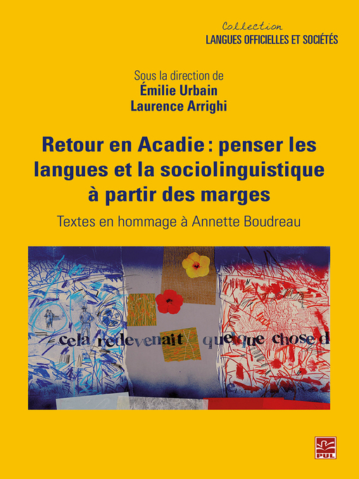 Title details for Retour en Acadie by Collectif - Available